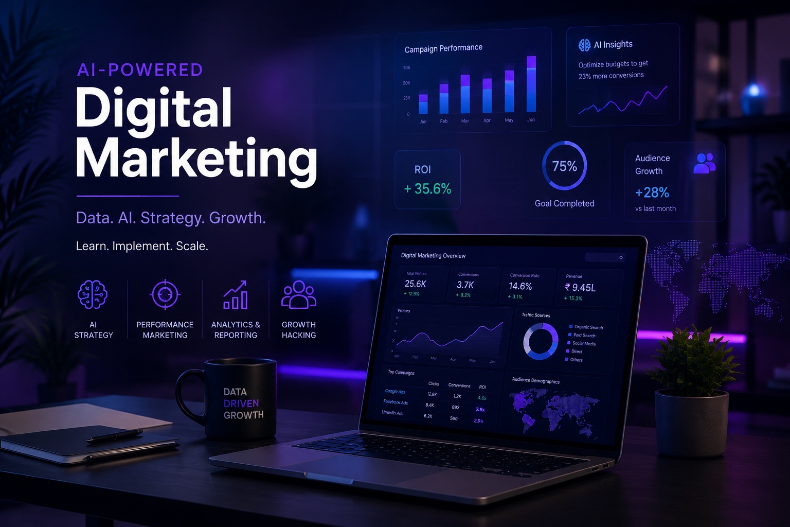 Advanced Digital Marketing with AI Training in Riyadh